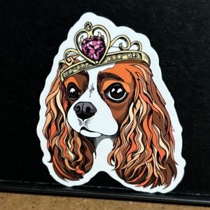ROYAL / QUEEN/ PRINCESS DOG STICKER
